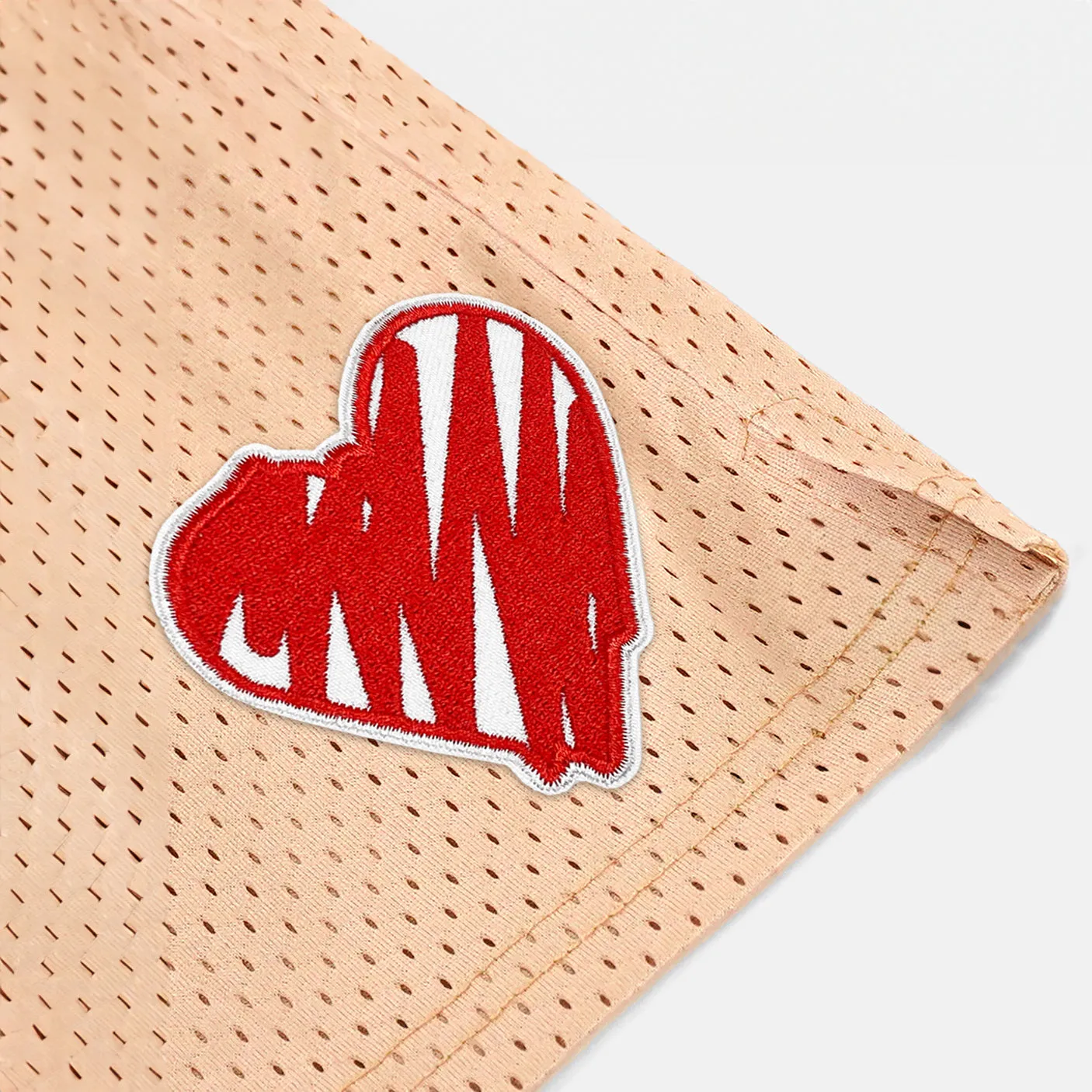 Momma Heart Patch Shorts - 7"