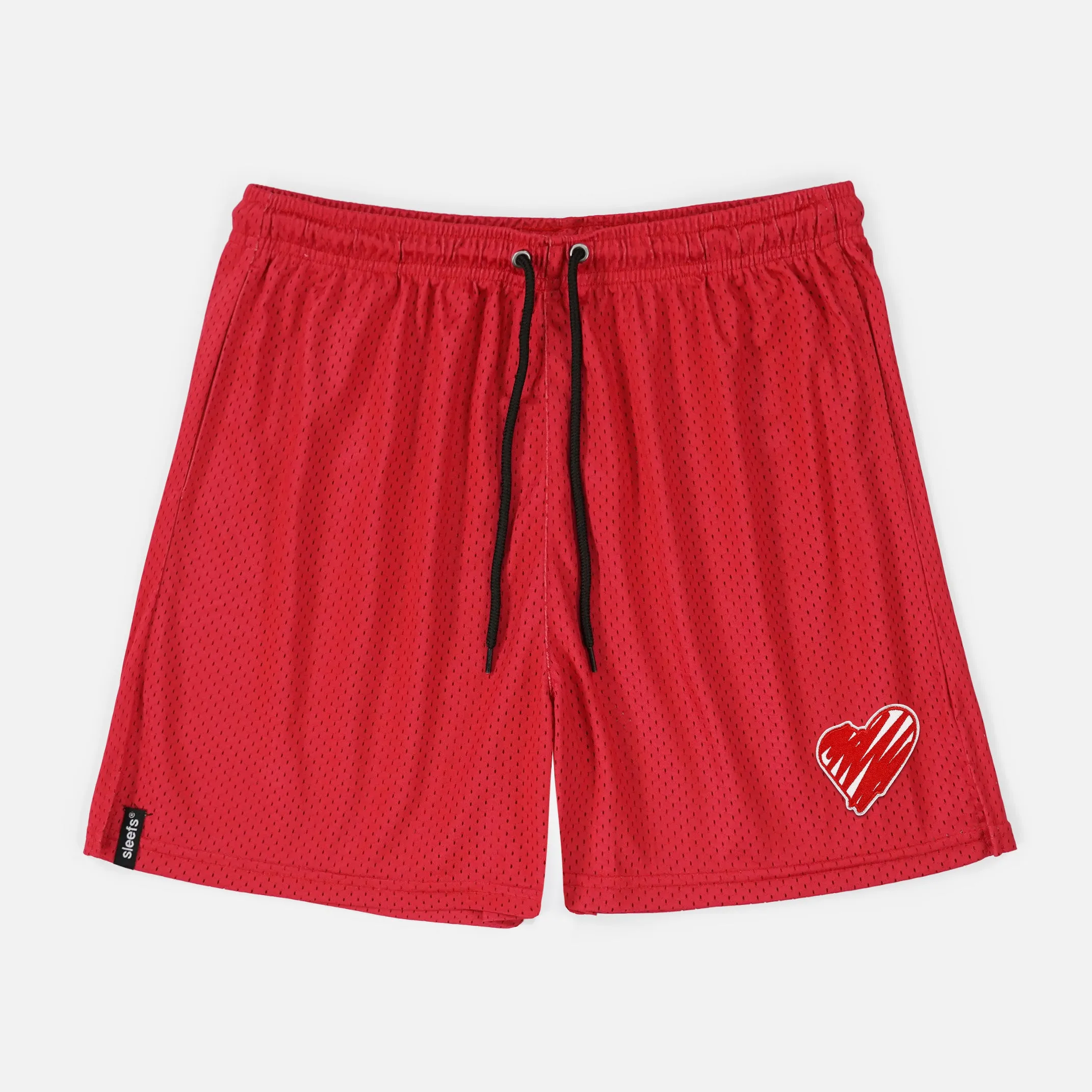 Momma Heart Patch Shorts - 7"