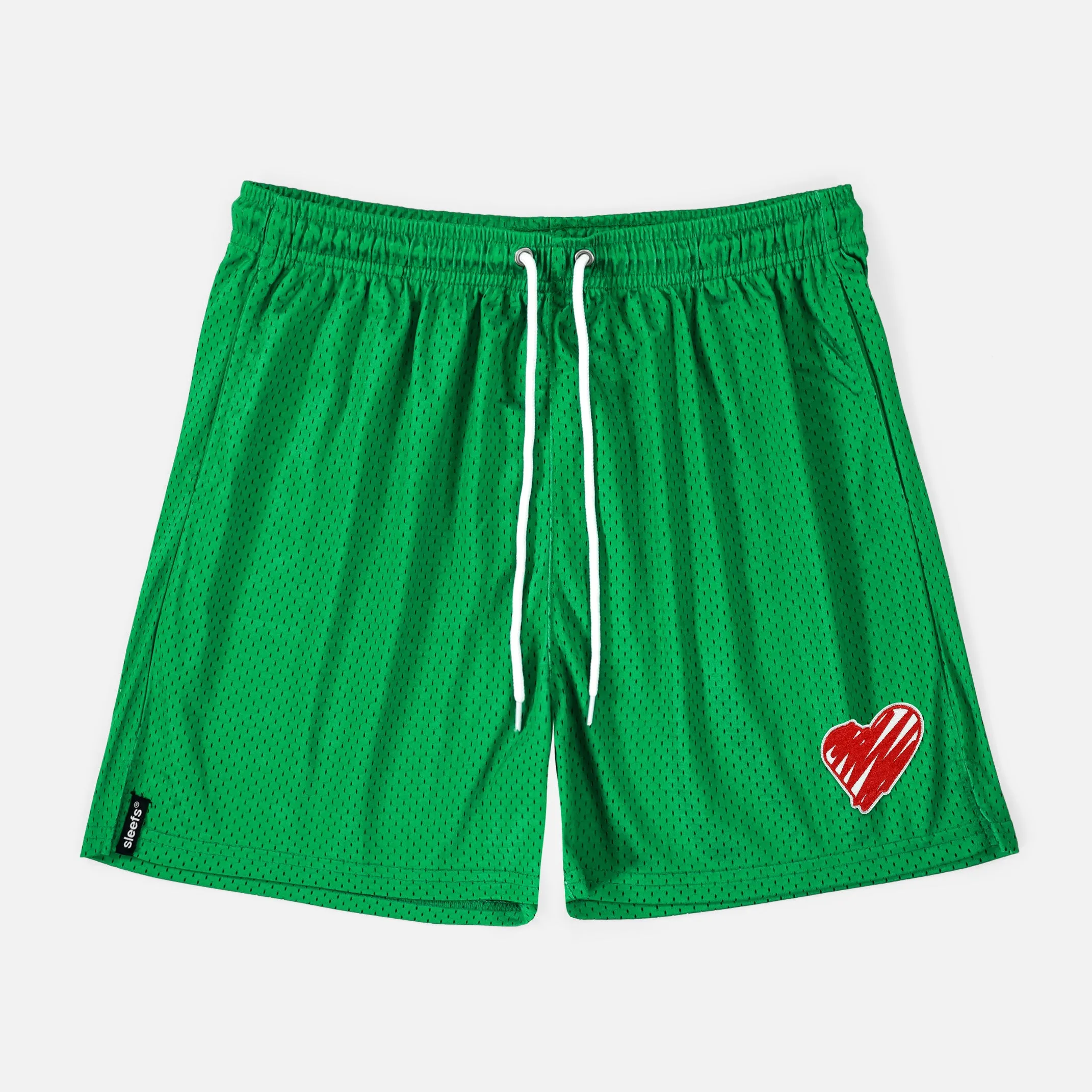 Momma Heart Patch Shorts - 7"