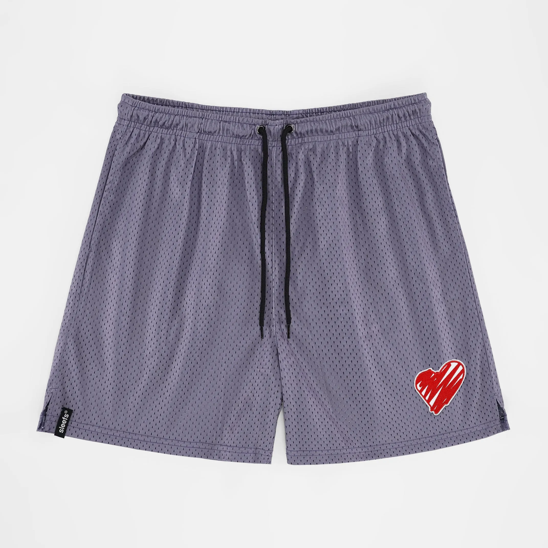 Momma Heart Patch Shorts - 7"