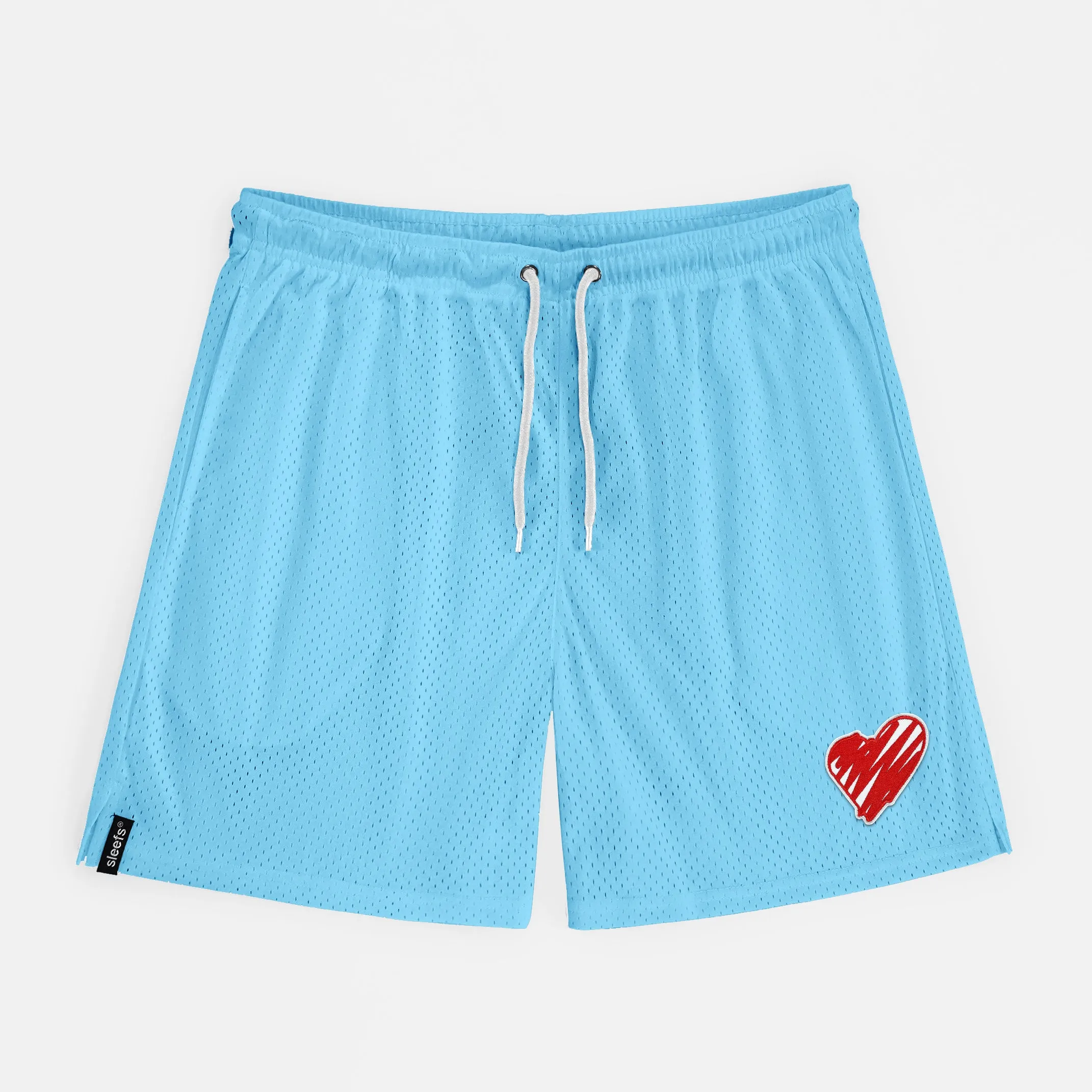 Momma Heart Patch Shorts - 7"