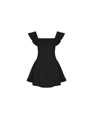 MONACO MINI DRESS BLACK