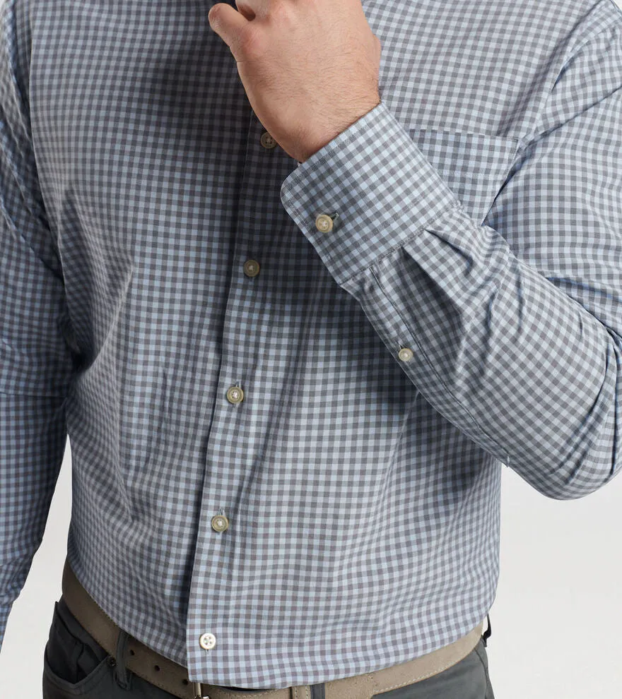 Murray Perf Poplin Shirt Navy