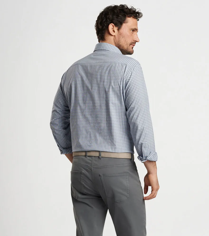 Murray Perf Poplin Shirt Navy