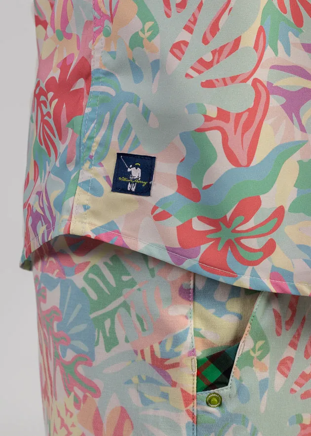 Murraytisse Men's Button Down | White/Multi
