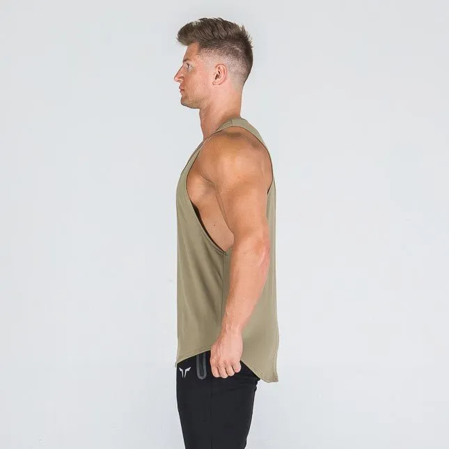Muscle Stringer - Olive