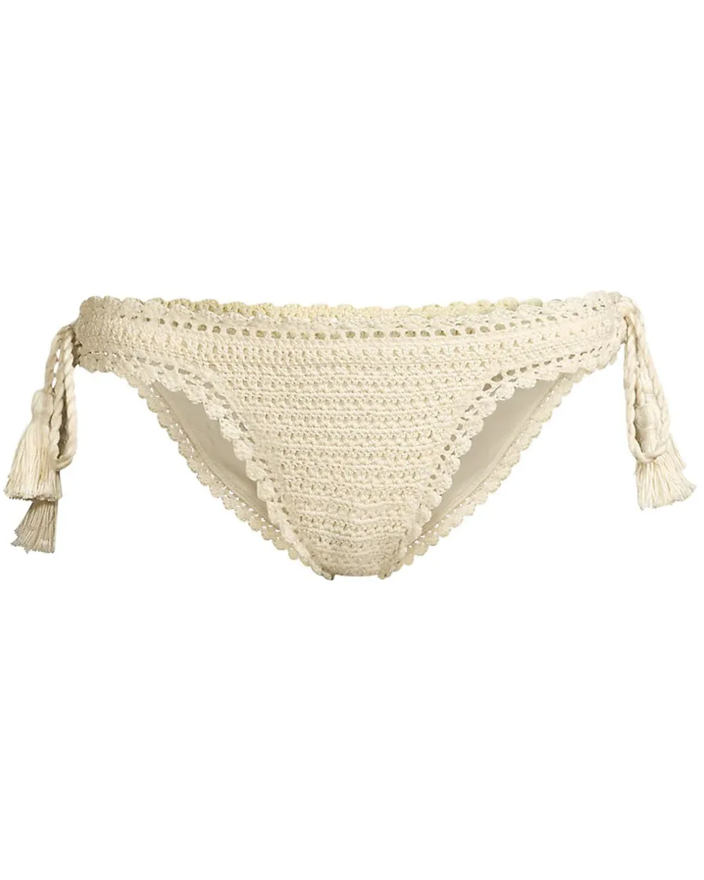 Natural Crochet Gavitella Swim Bottom