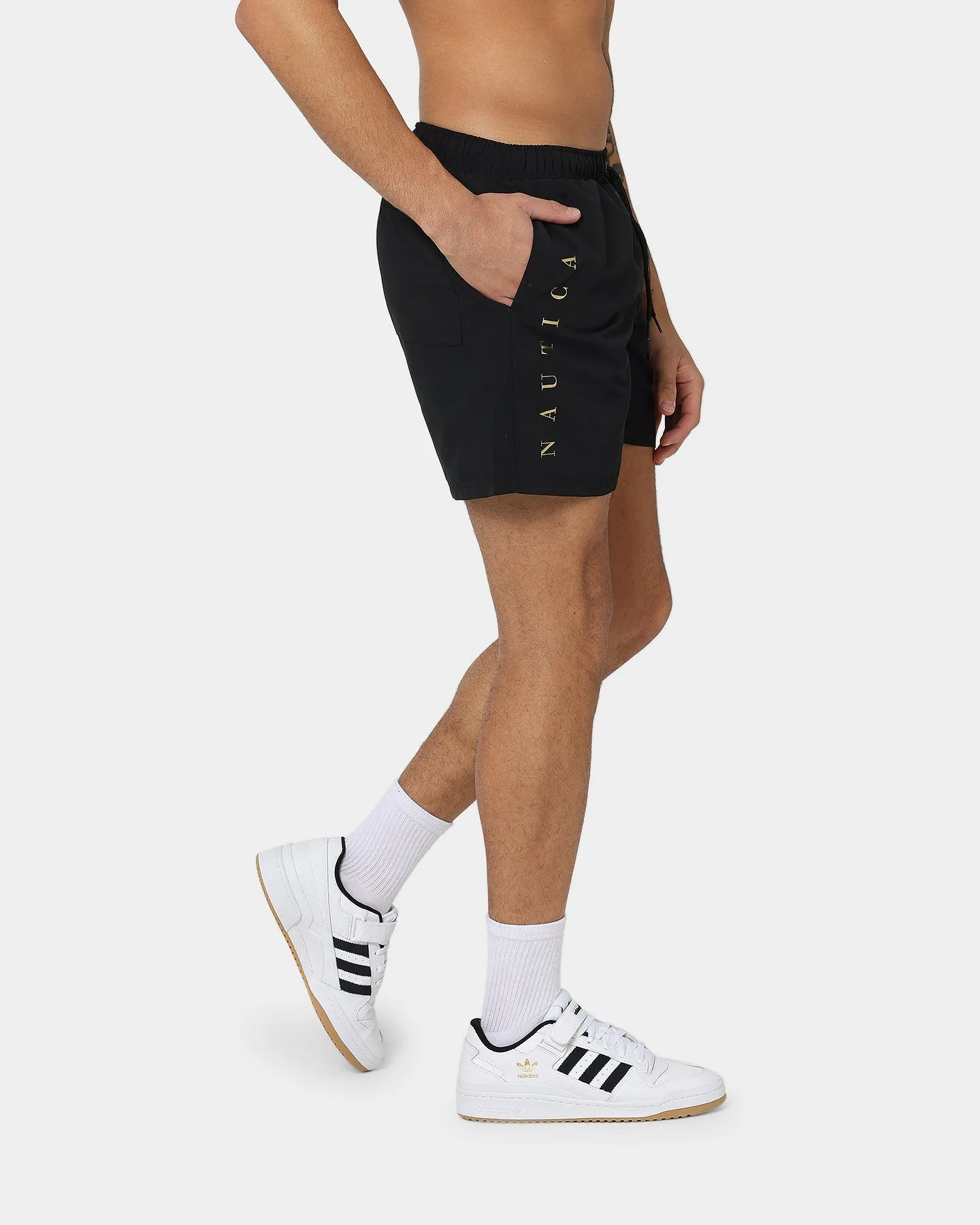 Nautica Ashore Shorts Black/Gold