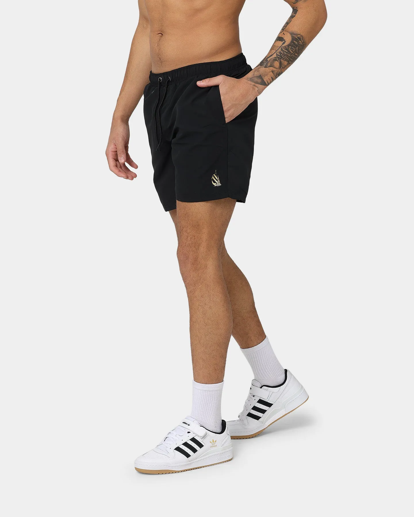 Nautica Ashore Shorts Black/Gold