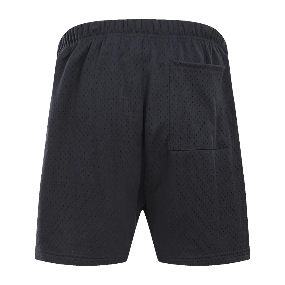 NBA CHICAGO BULLS LOGO MEN'S MESH SHORT (BLACK)