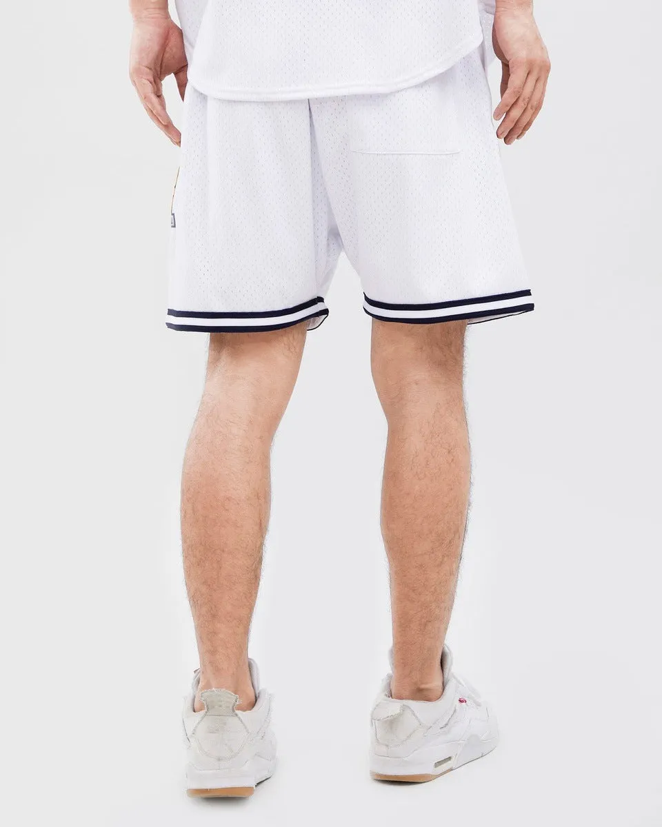 NFL DENVER BRONCOS LOGO MEN'S MESH SHORT (WHITE)
