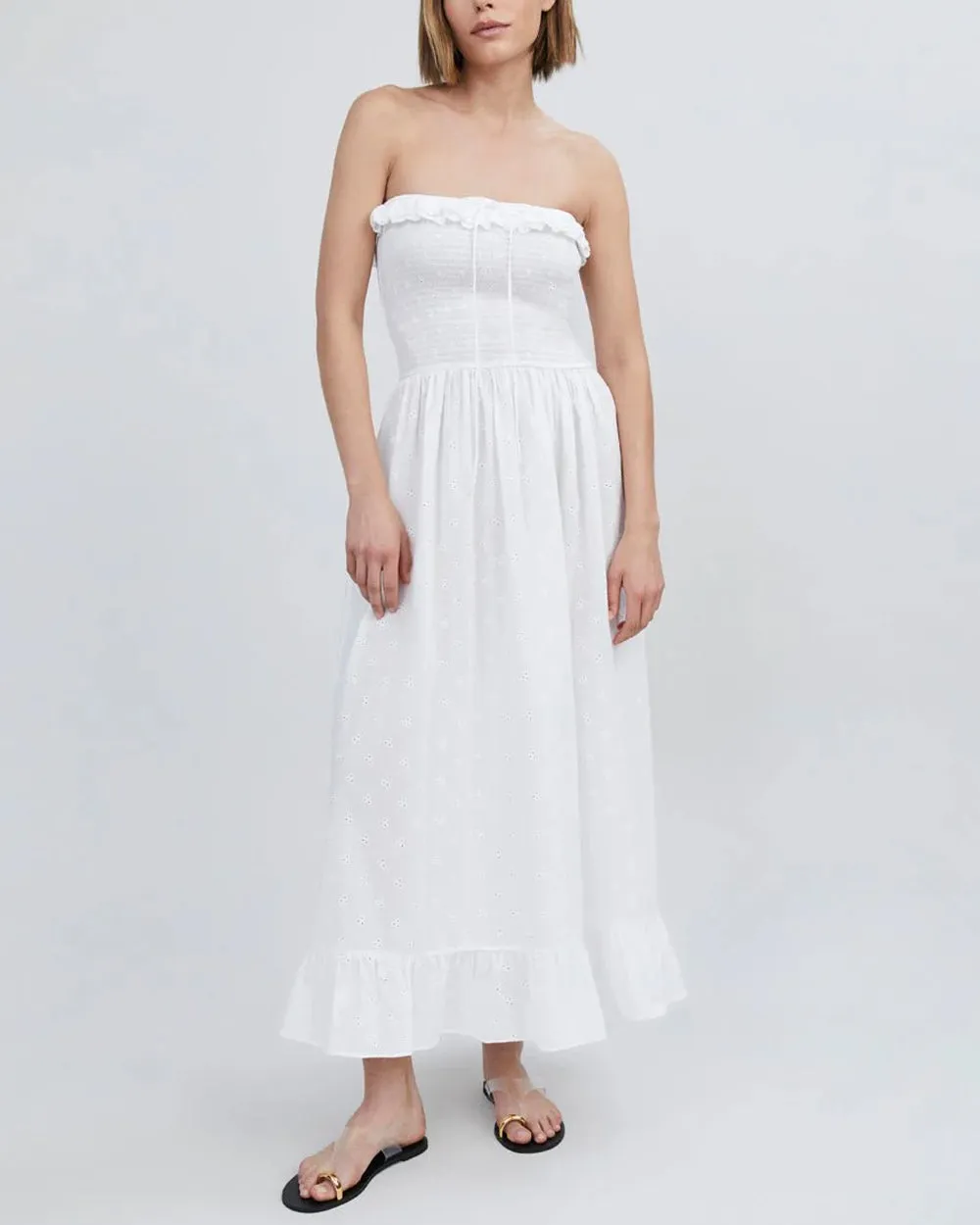 Optic White Nicole Dress