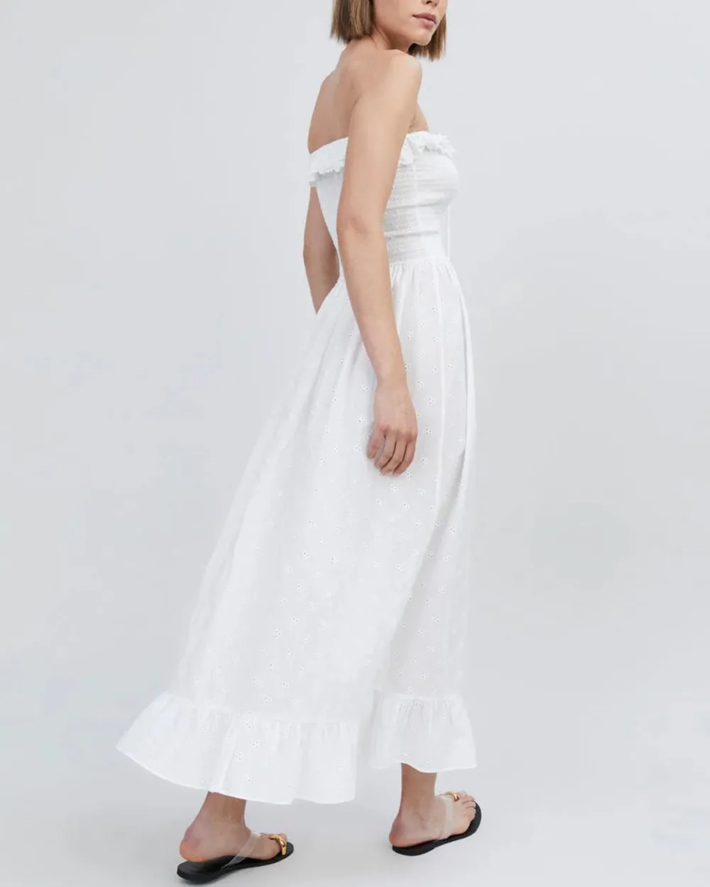 Optic White Nicole Dress