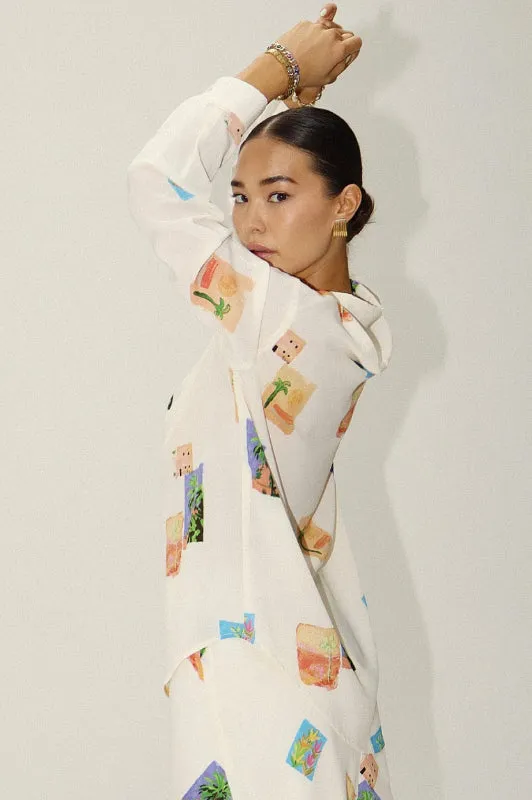 palm springs blouse - cream
