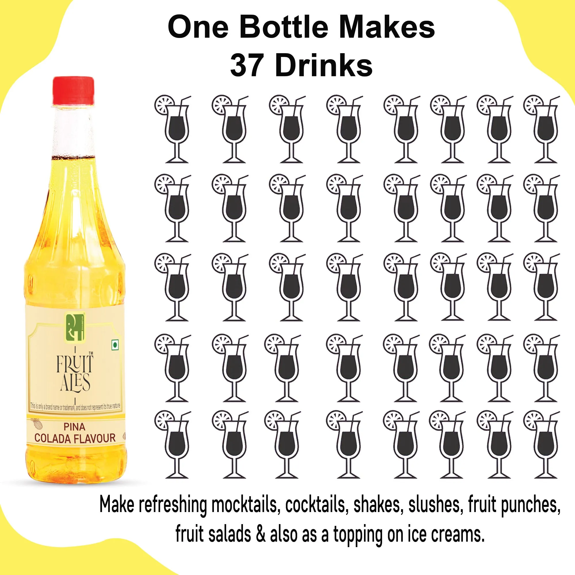 Pina Colada Mocktail Syrup 750ml