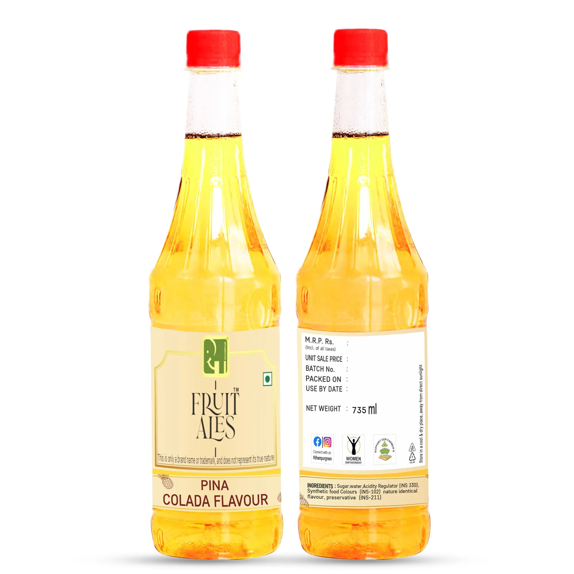Pina Colada Mocktail Syrup 750ml
