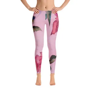 Pink Rose Leggings
