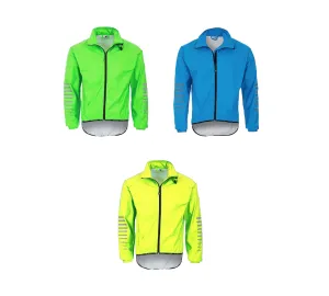 Pitbull Rask Waterproof Cycling Jacket / Rain Jacket - Green / Blue or Yellow
