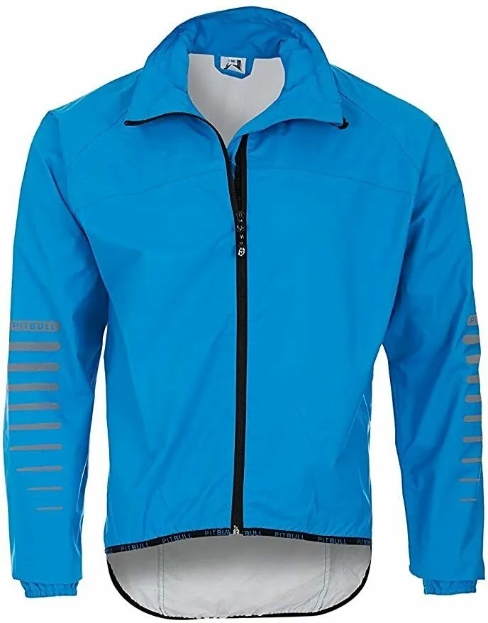 Pitbull Rask Waterproof Cycling Jacket / Rain Jacket - Green / Blue or Yellow