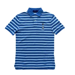 Polo Ralph Lauren Striped Polo Shirt (White/Blue)