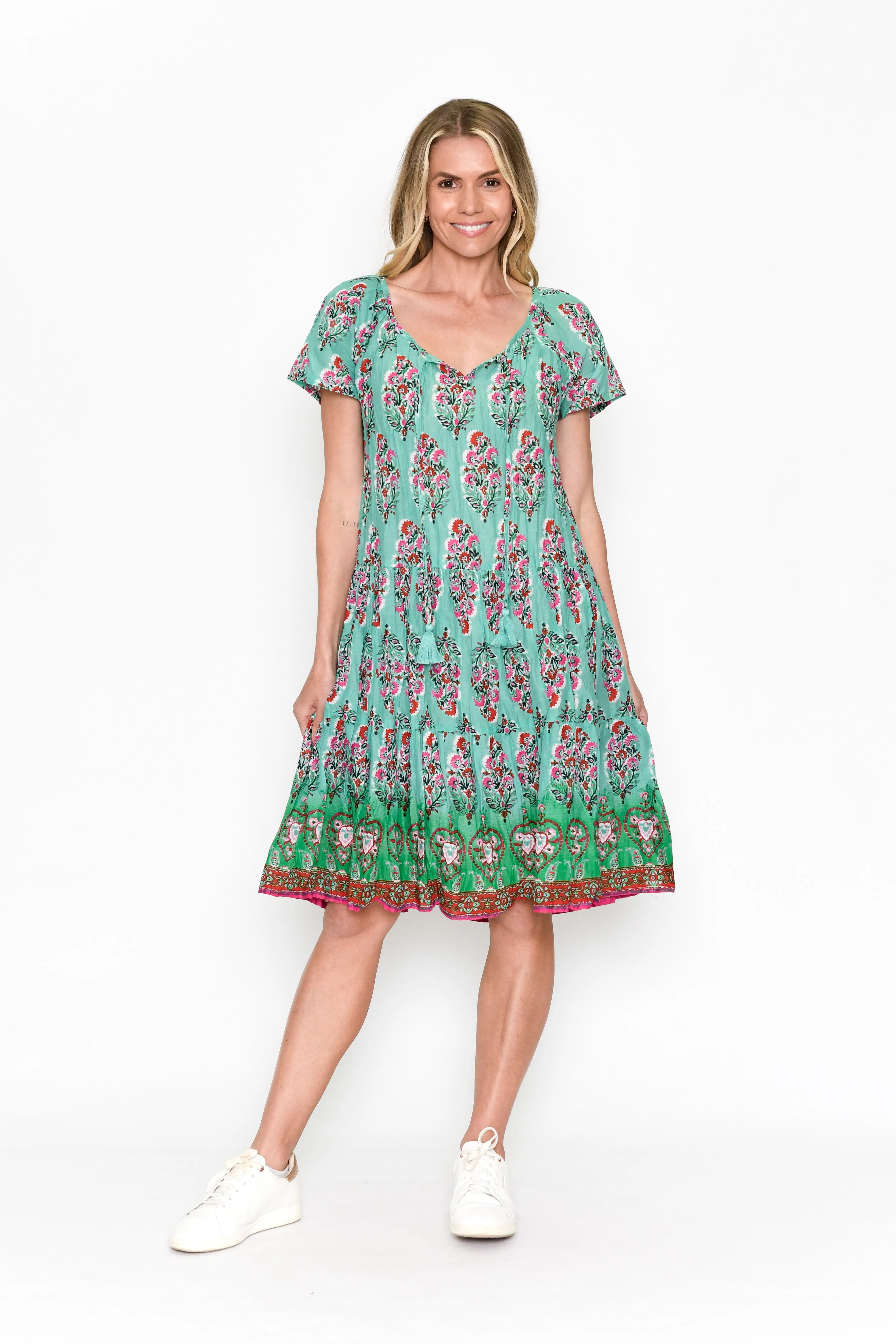 Poppy Dress Cap Sleeve