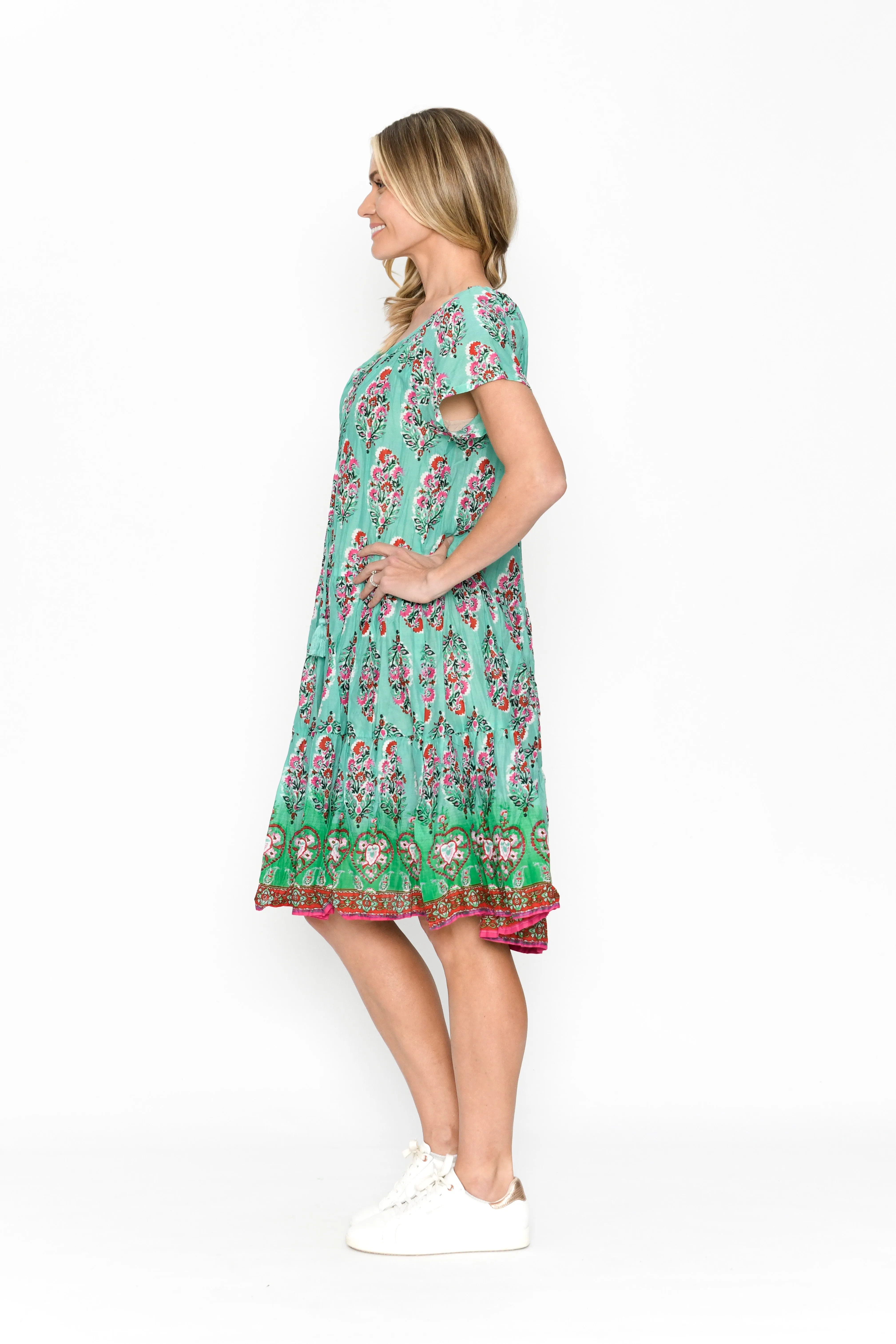 Poppy Dress Cap Sleeve