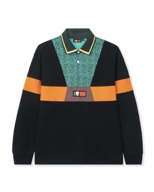 Prince x Brain Dead Invert Long Sleeve Rugby - Black