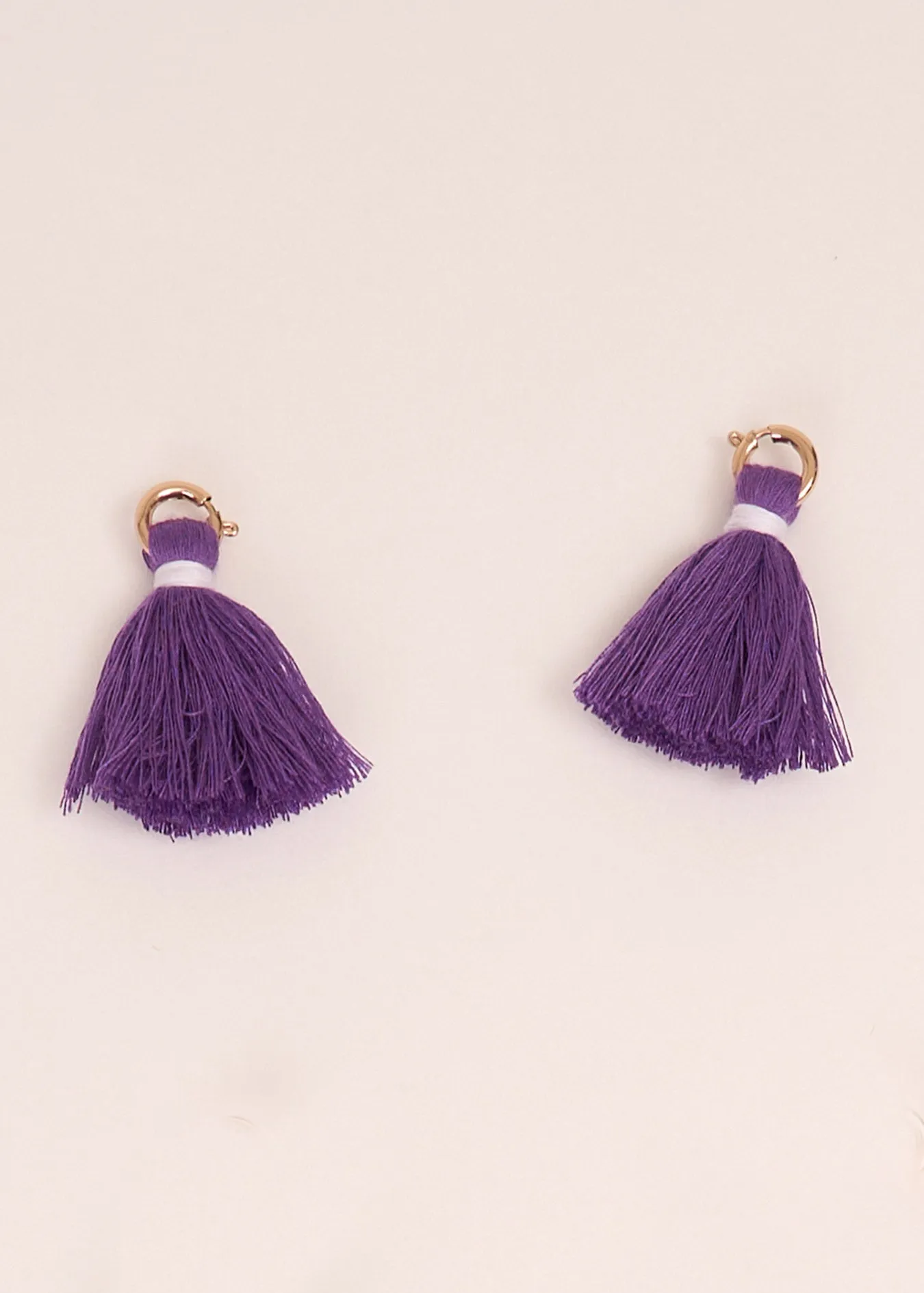 Purple Game Day Tassel Set