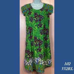 Rainbow Jo Floral Mumu Midi Dress with Sleeves & Pockets - 102 - 332RL