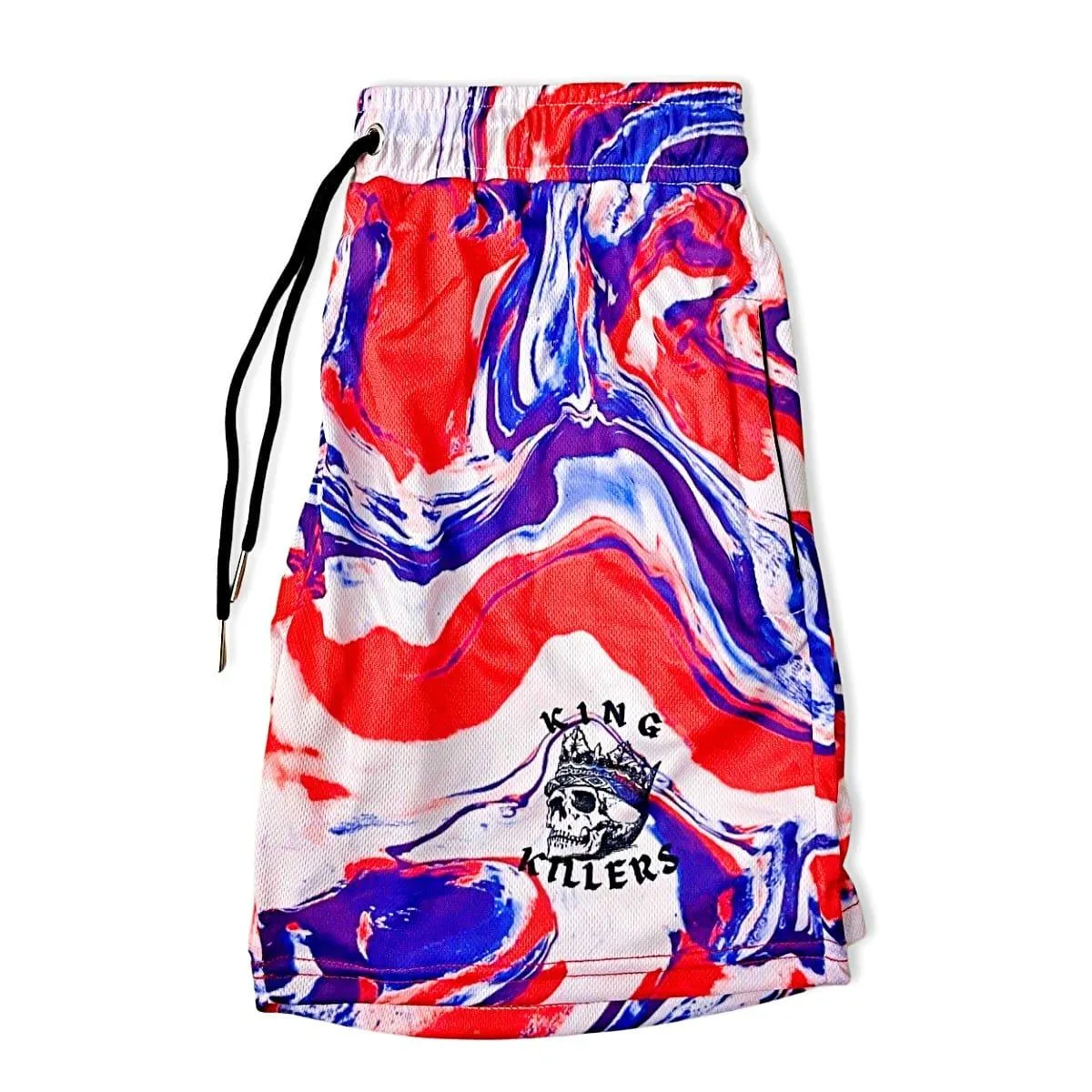 Red White & Blue Mesh Gym Shorts