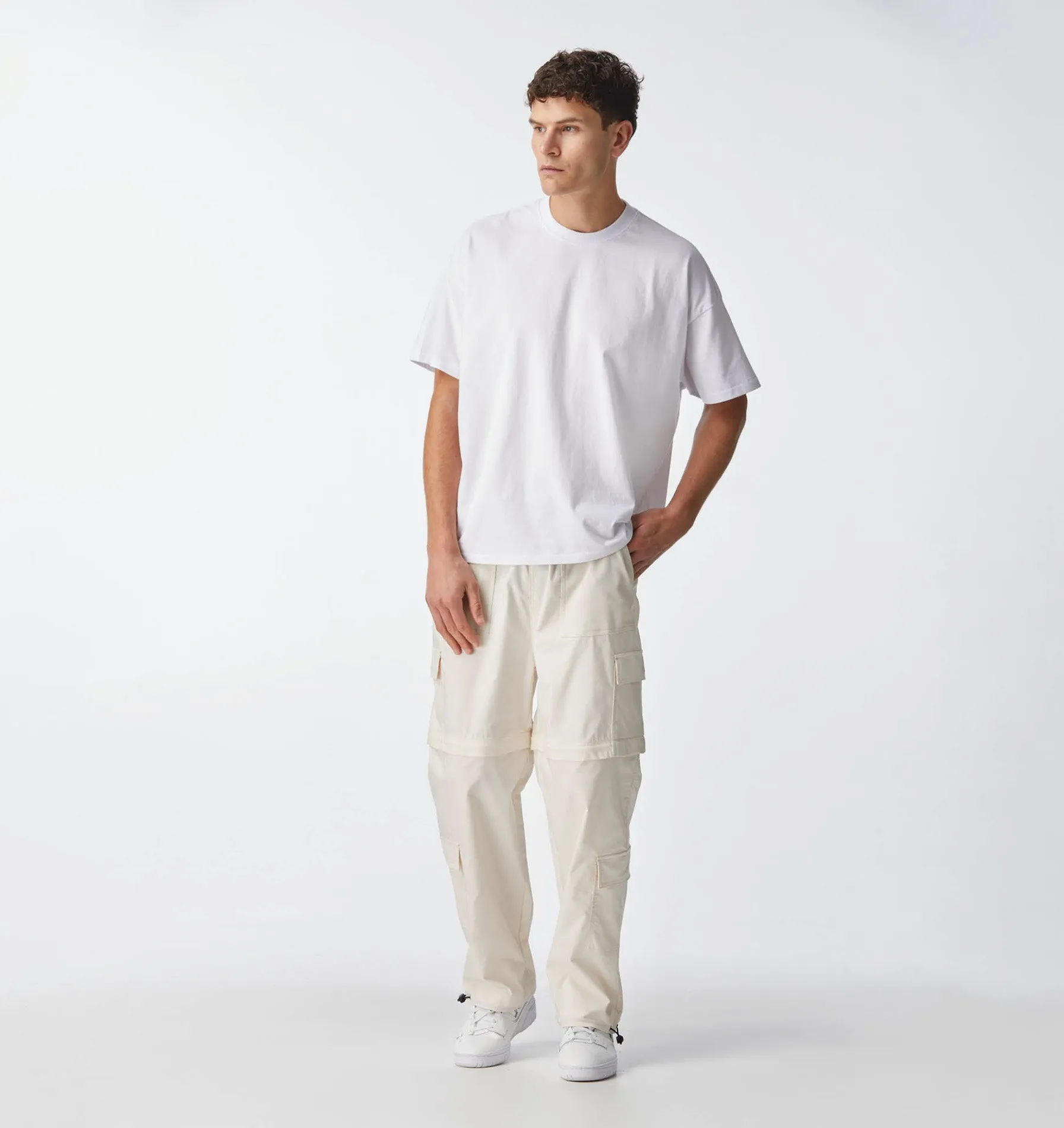 Reggie Convertible Cargo Pant - Off White