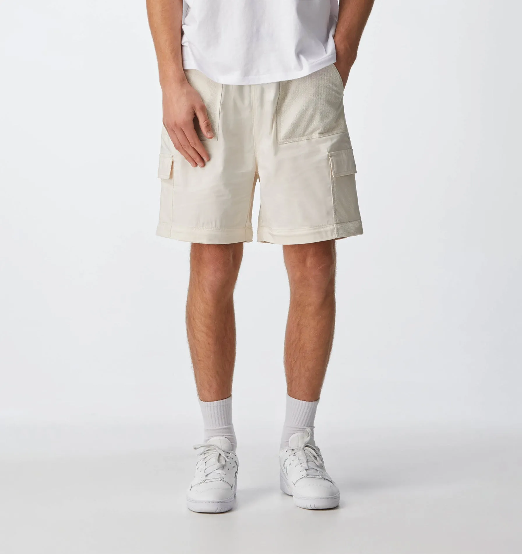 Reggie Convertible Cargo Pant - Off White