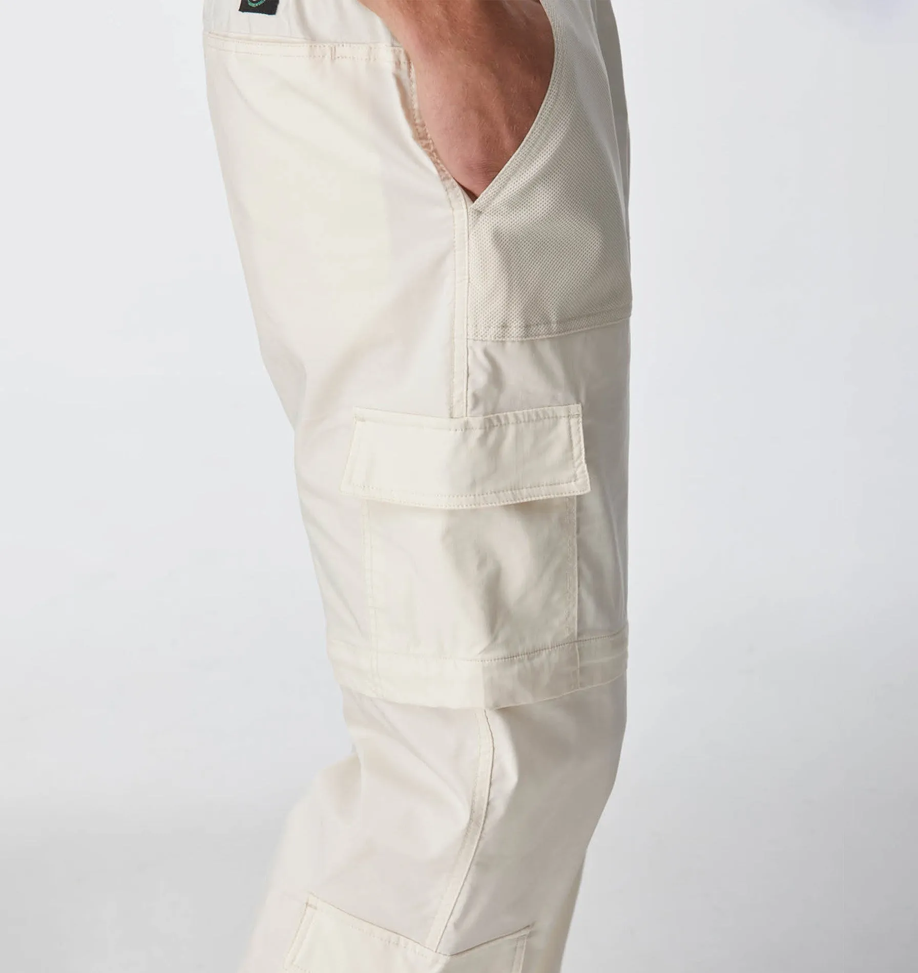 Reggie Convertible Cargo Pant - Off White