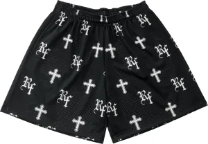 RF Mesh Cross Shorts - Black