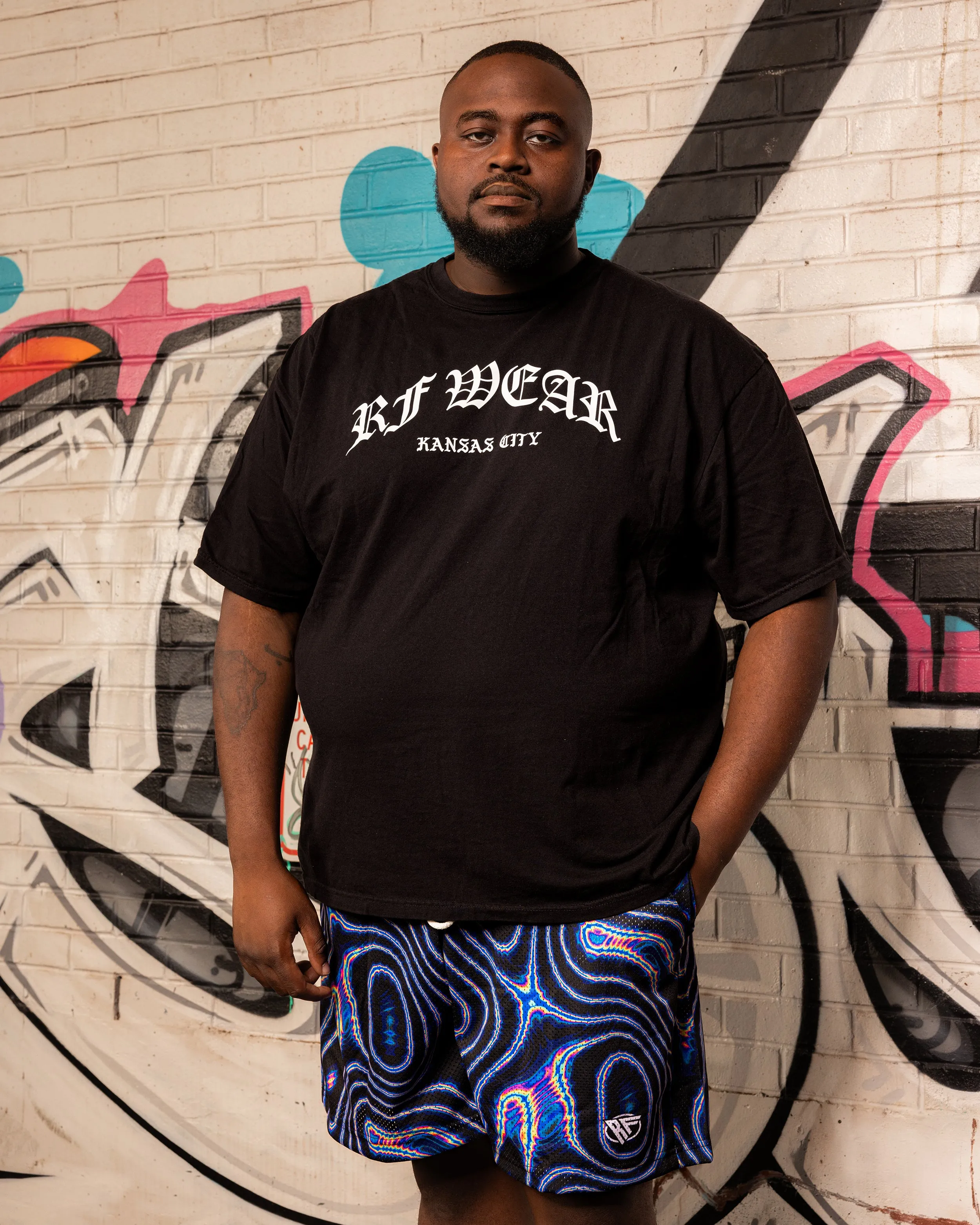 RF Mesh Psychedelic Shorts
