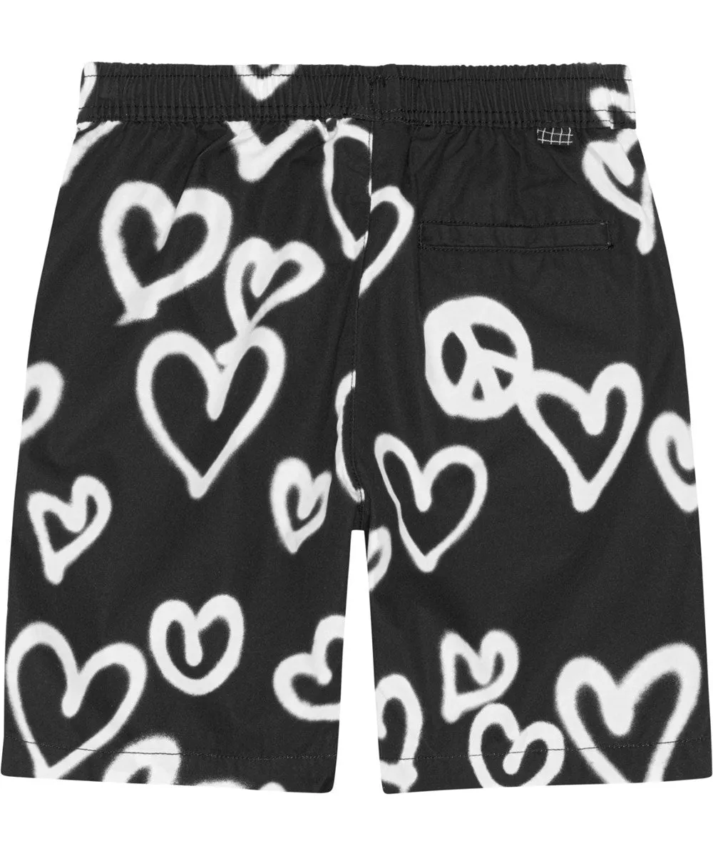 Richie black shorts boys & girls