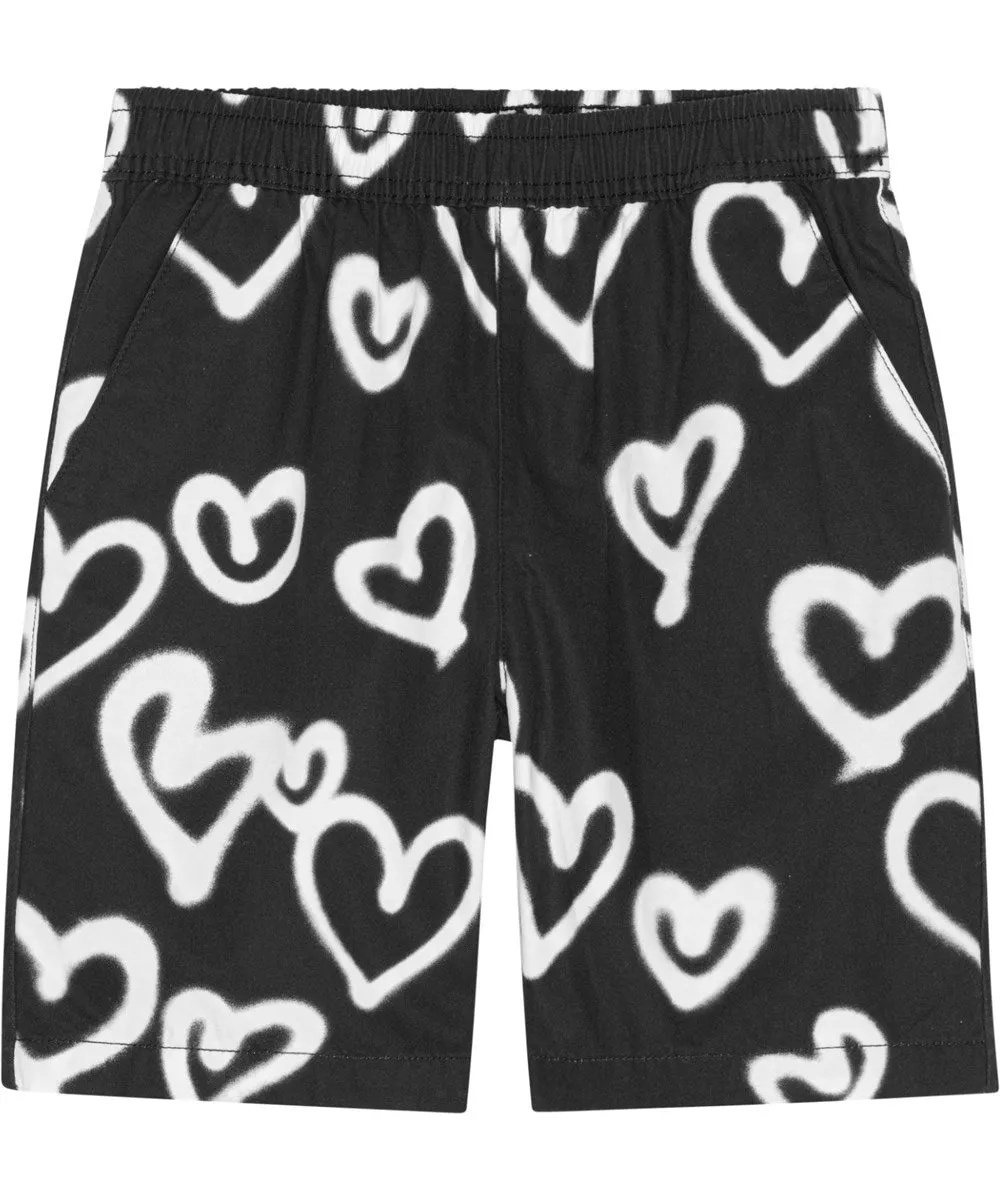 Richie black shorts boys & girls