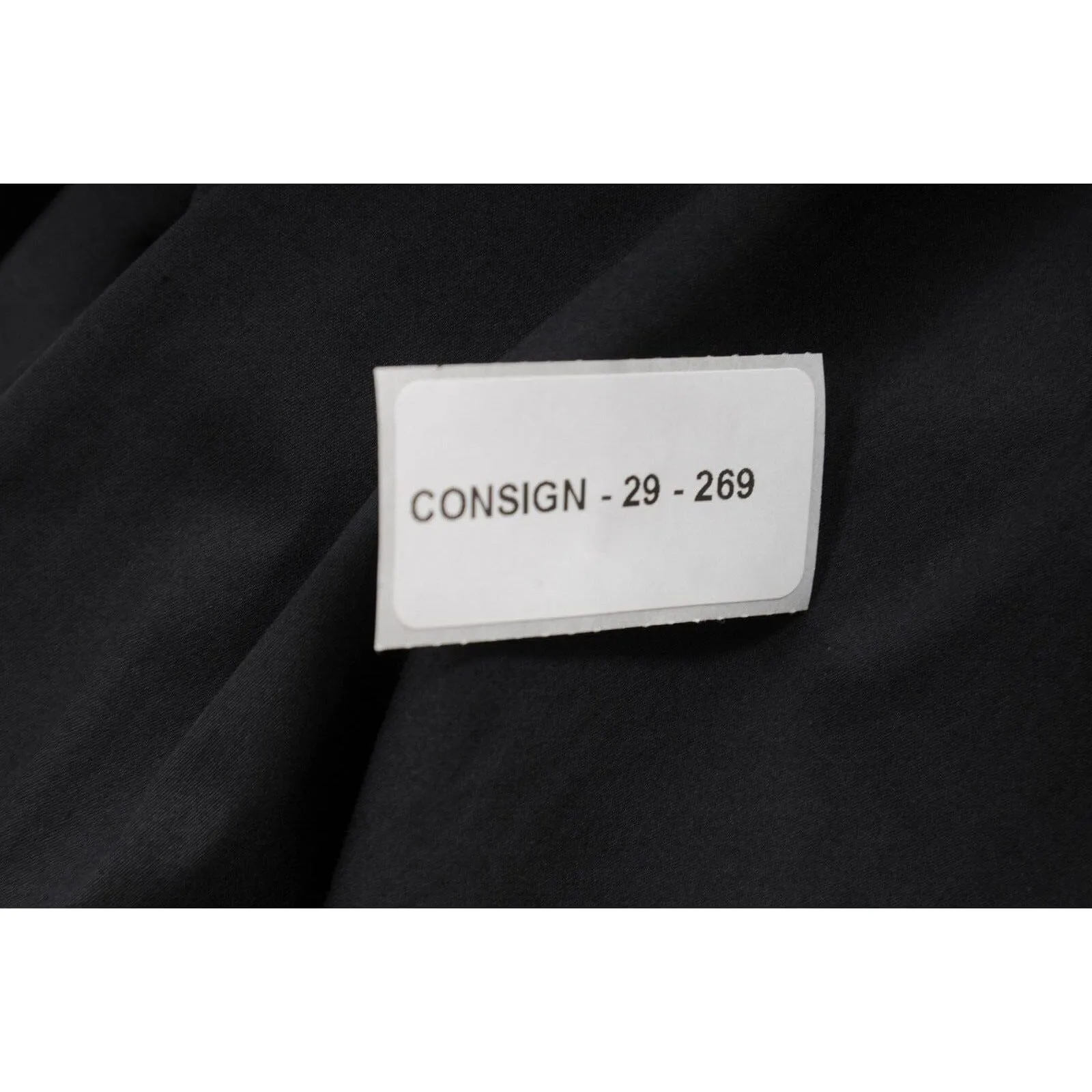 Ring Snap Button Down Shirt Black Cotton Stretch Long Sleeve