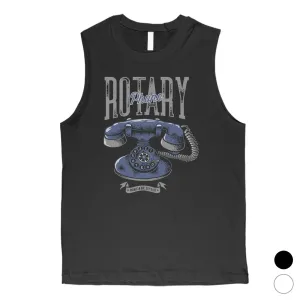 Rotary Phone Mens Muscle Shirt