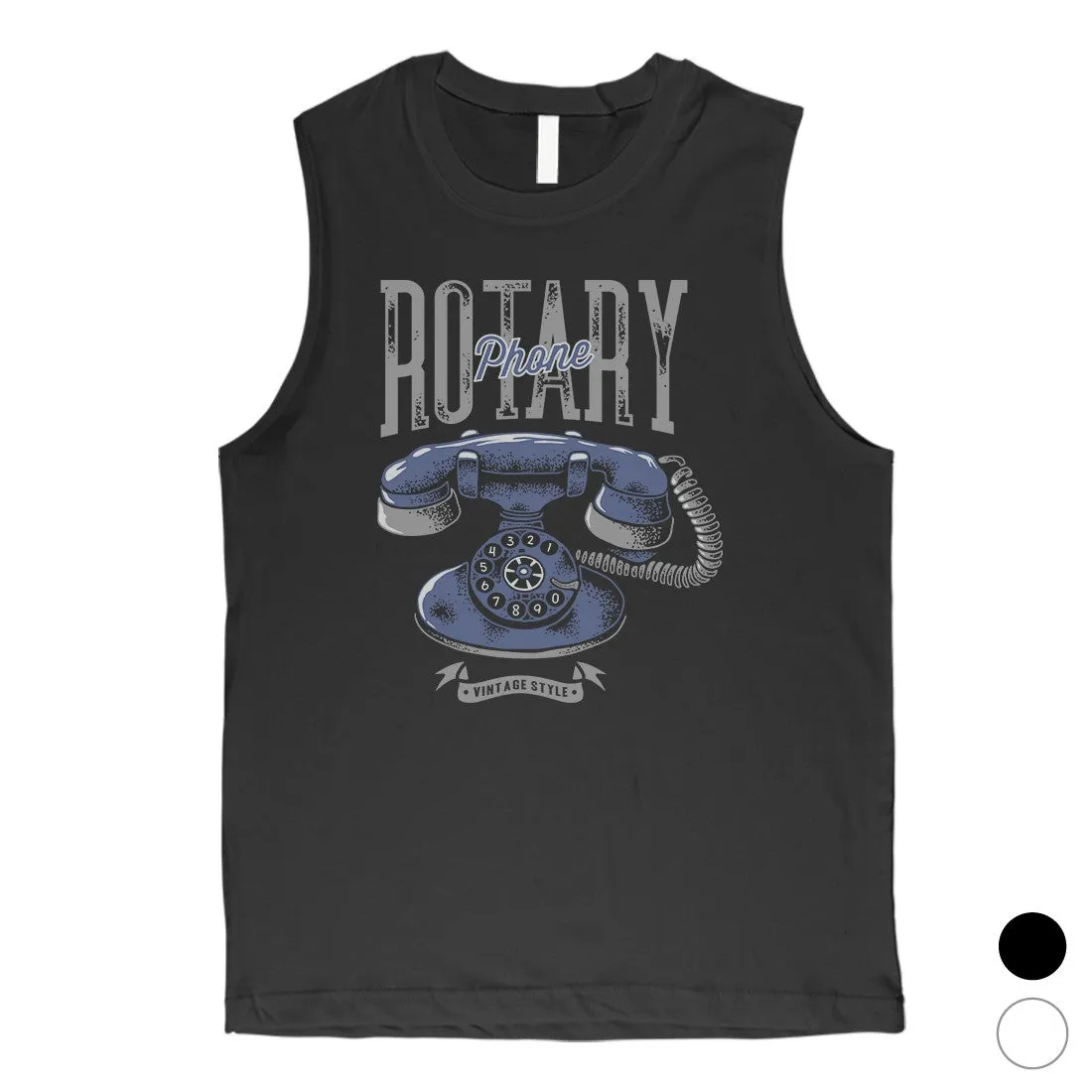 Rotary Phone Mens Muscle Shirt