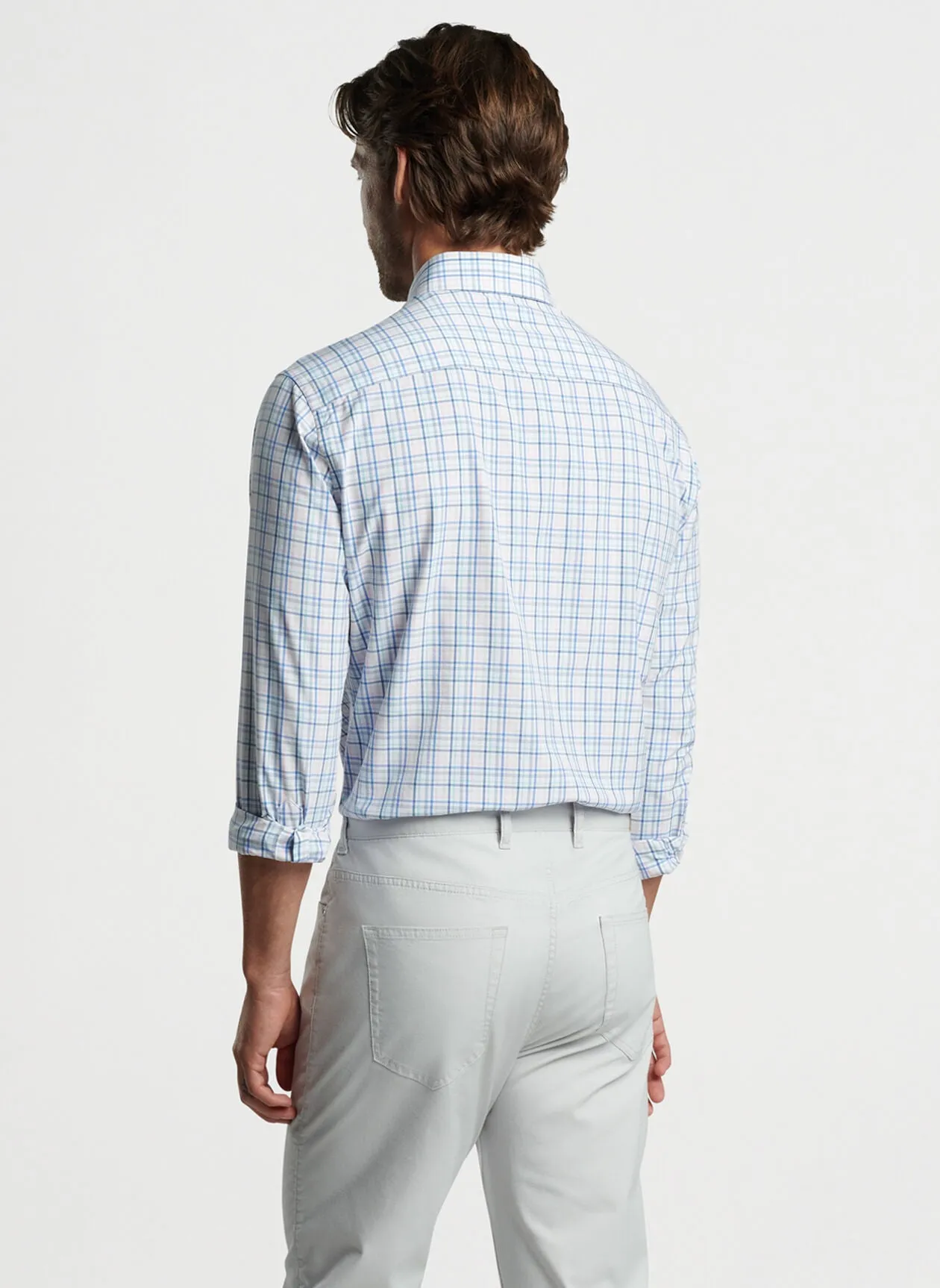 Roxbury Performance Poplin Sport Shirt - Maritime