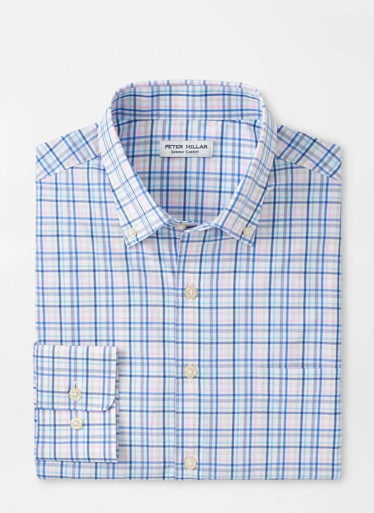 Roxbury Performance Poplin Sport Shirt - Maritime