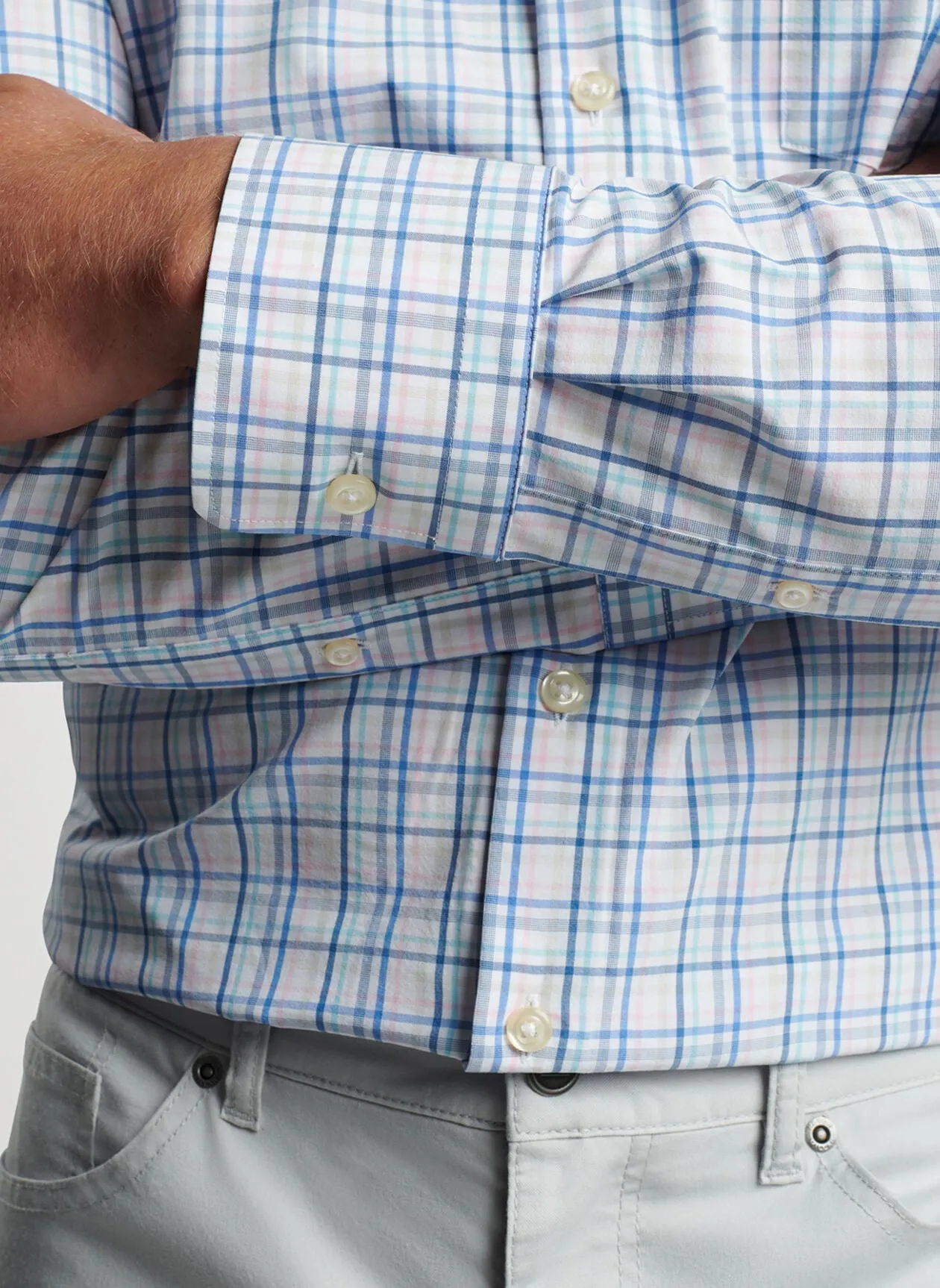 Roxbury Performance Poplin Sport Shirt - Maritime