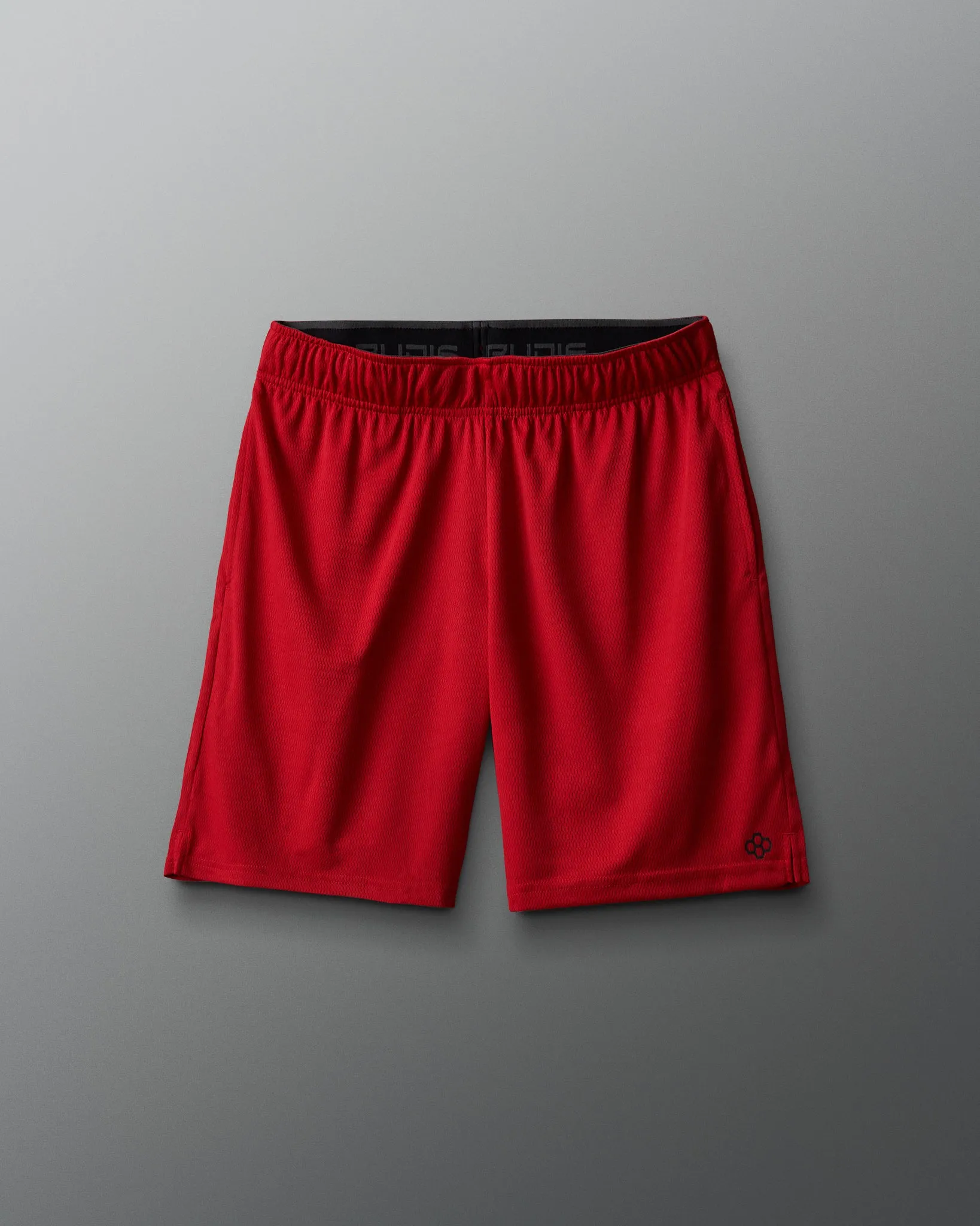 RUDIS 8" Mesh Shorts - Red