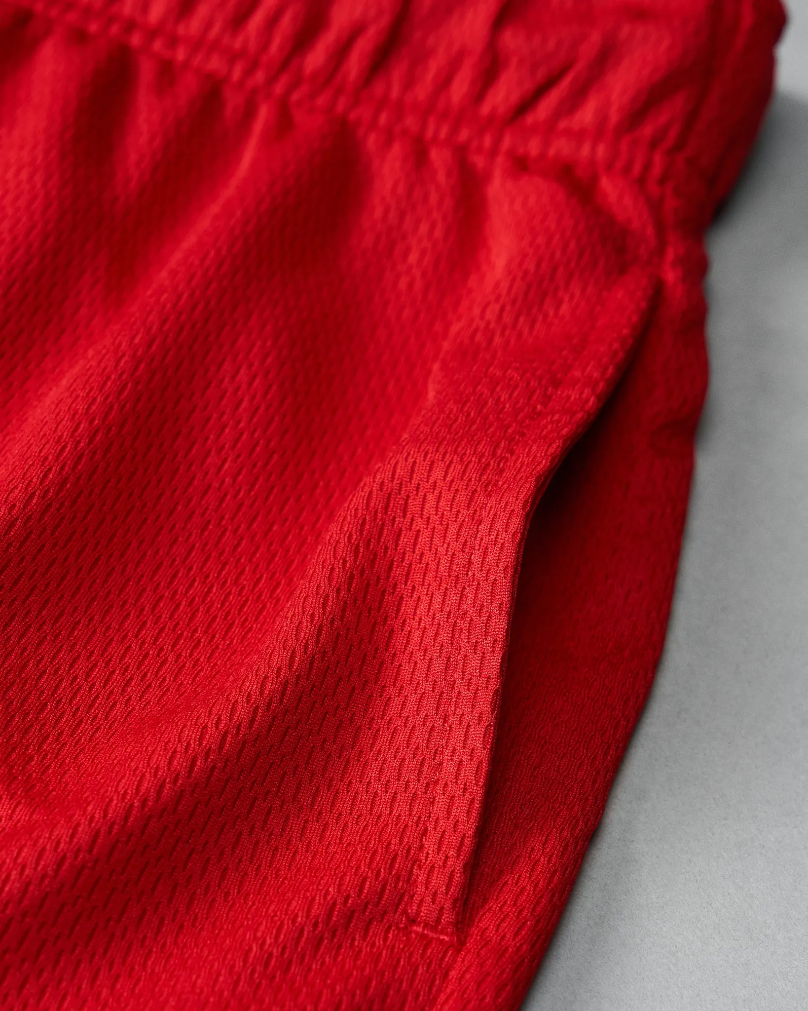 RUDIS 8" Mesh Shorts - Red
