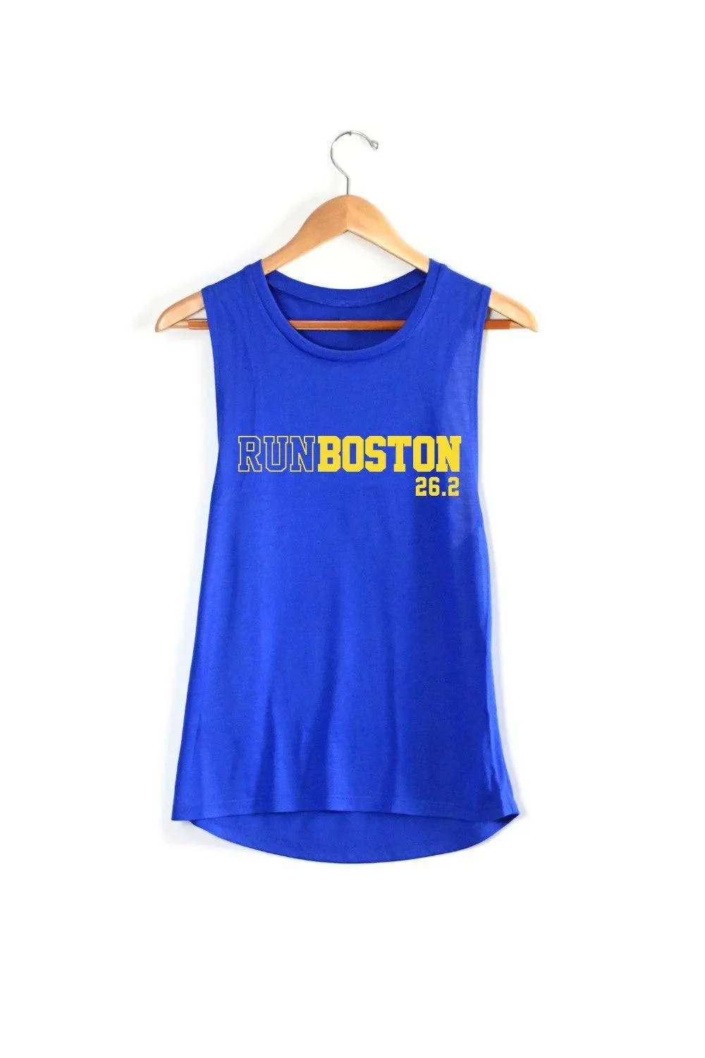 Run Boston 26.2 Muscle Tank