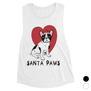 Santa Paws Womens Muscle Shirt