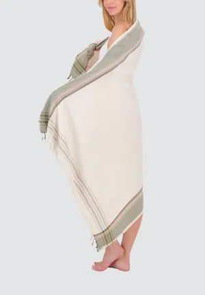 Sarong | Olive & Cream
