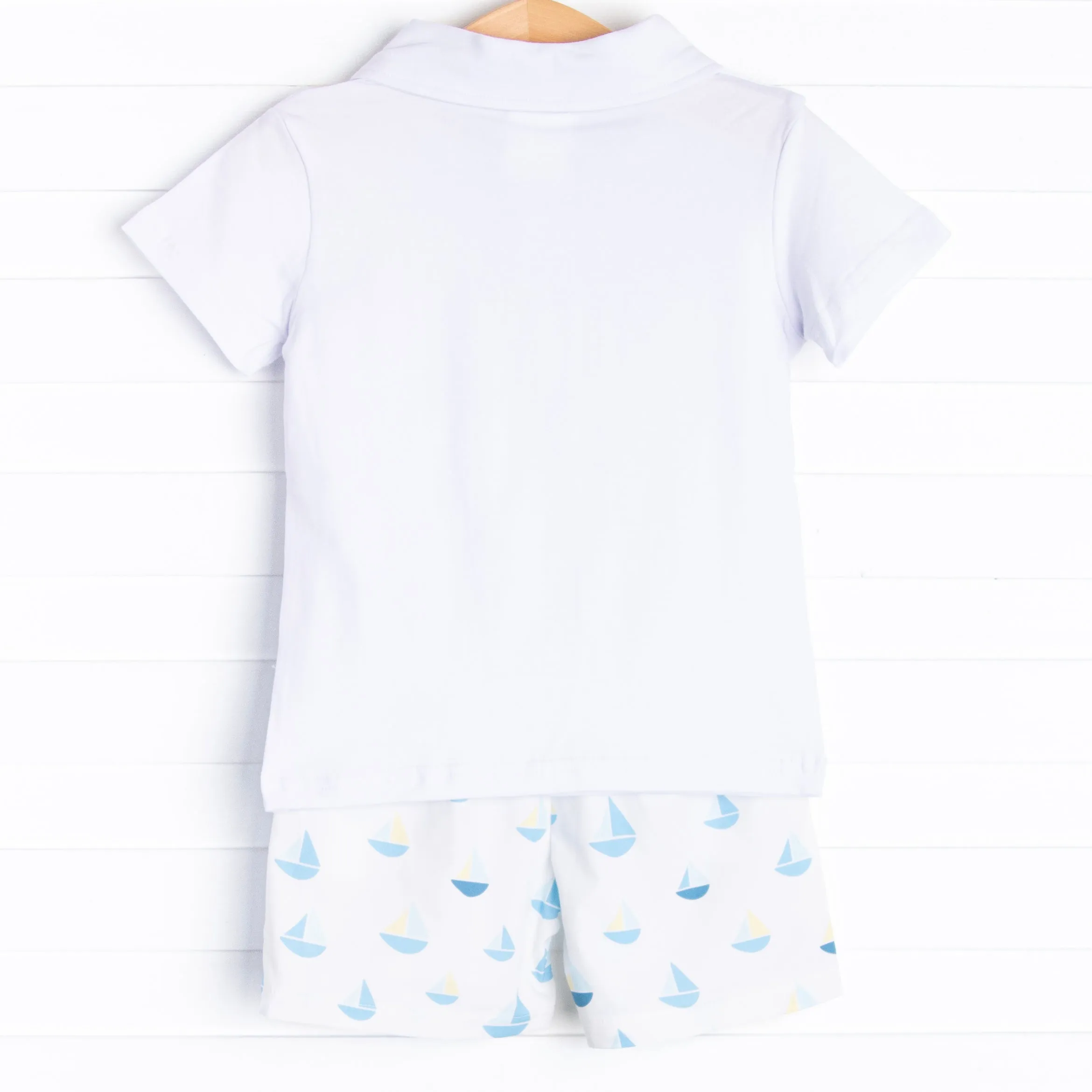 Sea Time Sails Short Set, Blue
