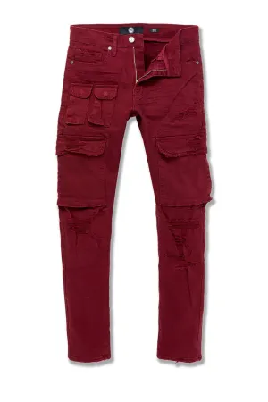 Sean - Tribeca Cargo Pants (Bordeaux)